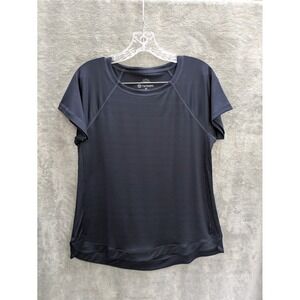 Talbots Top Women's Petite Medium UPF 50+ Short Sleeve Stretch‎ Minimalist